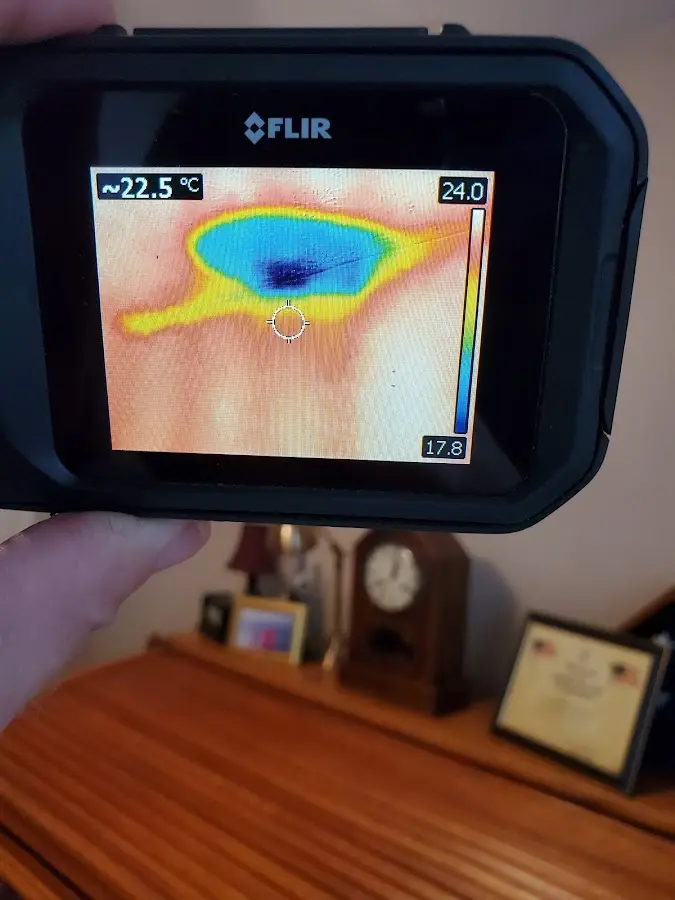 Thermal imaging inspection for water damage in Sunrise Manor